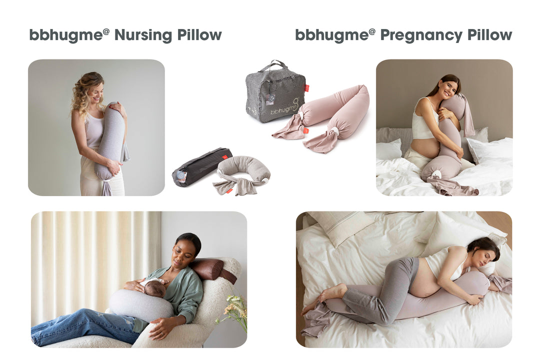 What's the difference between the bbhugme Pregnancy Pillow and Nursing Pillow?