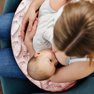 Nursing Pillow - Feather Pink