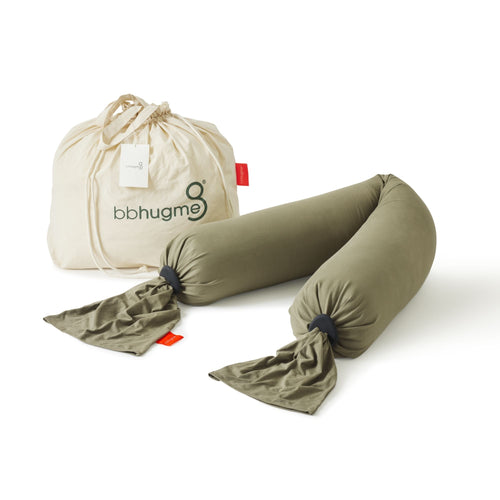 bbhugme Pregnancy Pillow Product Dusty Olive Black Pebbles 1