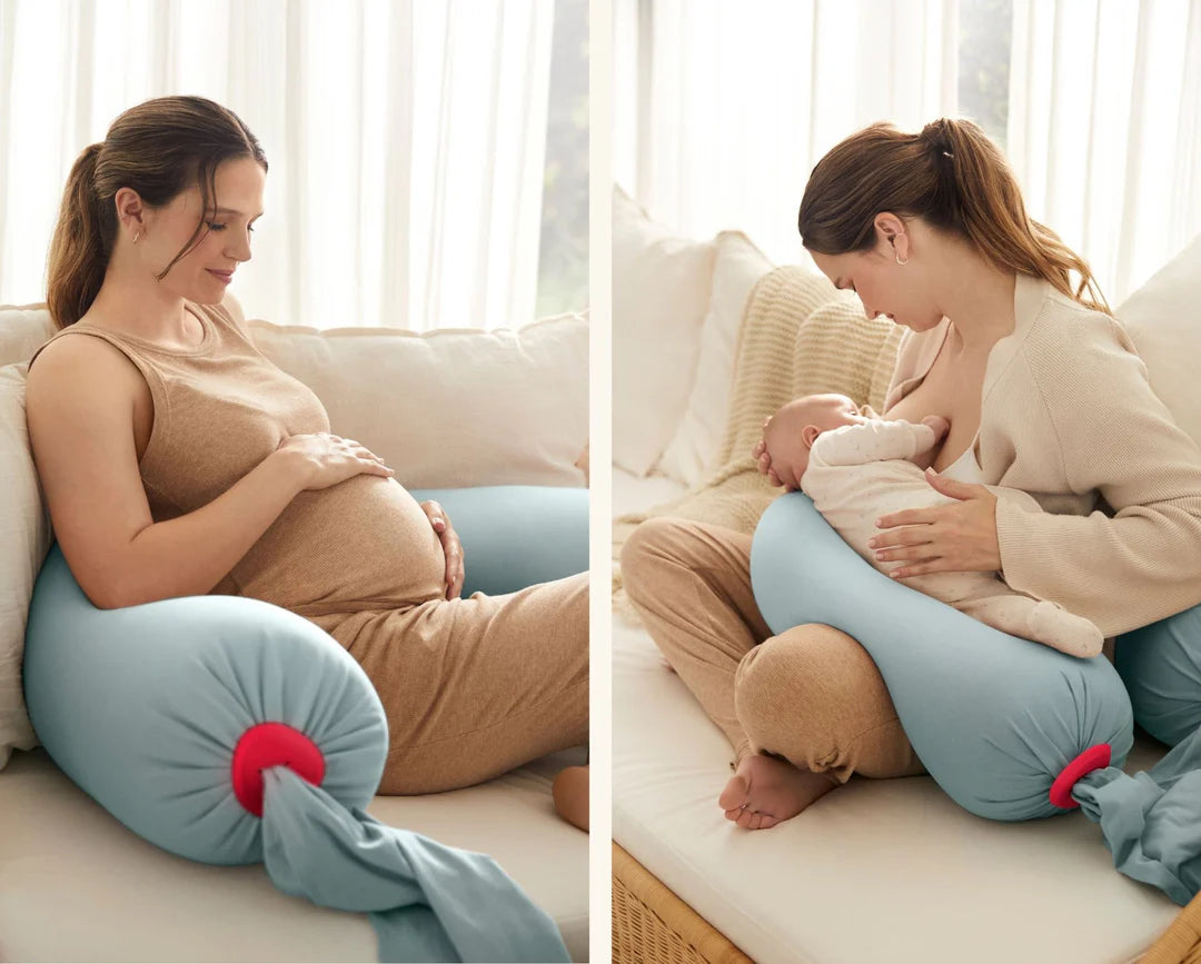 bbhugme Pregnancy Pillow 2in1 Dusty Pink