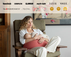The Award Winning Adjustable Nursing Pillow Dusty Cedar