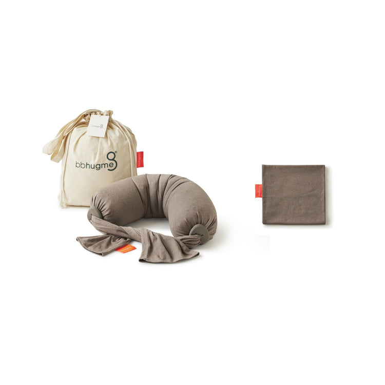 Nursing Pillow & Extra Cover Bundle - Hazel Brown
