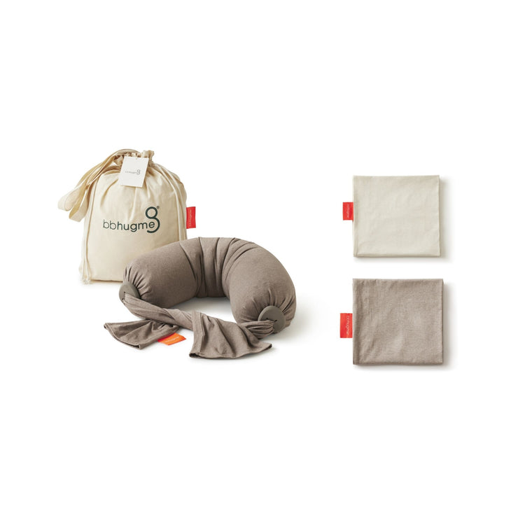 Nursing Pillow & Two Extra Covers - Hazel Brown