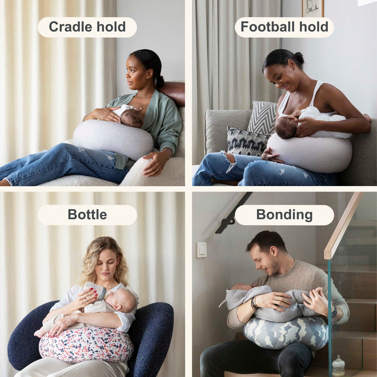 Nursing Pillow - Blue Melange