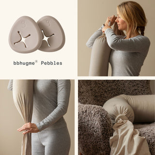 bbhugme Nursing Pillow Seashell Beige how to use and adjust the pillow