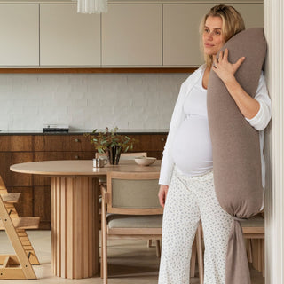 bbhugme Pregnancy Pillow Hazel Brown carrying pillow