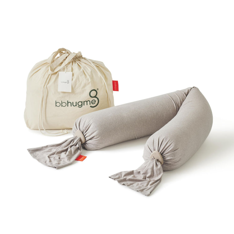 bbhugme pregnancy pillow seashell beige