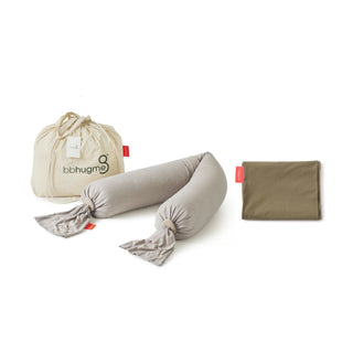Pregnancy Pillow & Extra Cover Bundle - Seashell beige