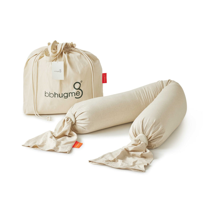 bbhugme Pregnancy Pillow Soft White with travel bag